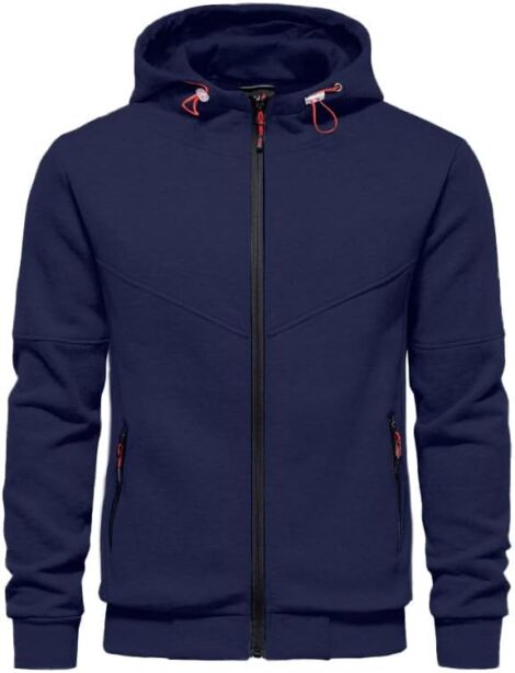 CTU Men’s Zip-Up Fleece Hoodies: Sizes S-4XL