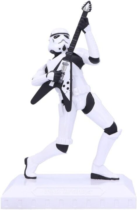 Nemesis Now Stormtrooper Rock On Figurine, 18cm, Officially Licensed, White.