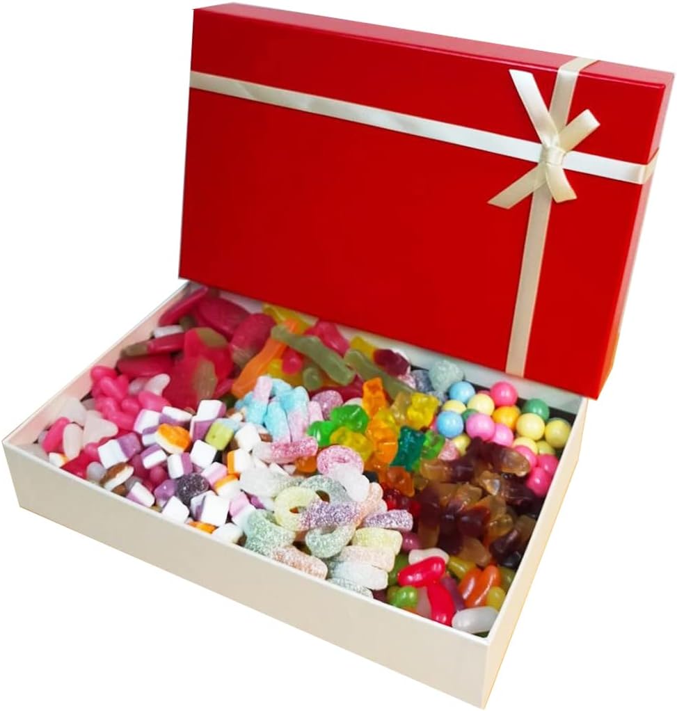 Pick & Mix Sweet Gift Box 1.1Kg Retro Sweets Fizzy Sour & Jelly Sweets