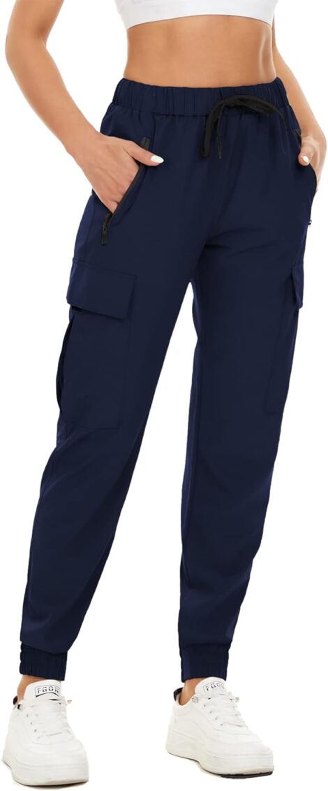 SMENG Women’s Quick Dry Joggers: Performance Sweatpants for Outdoor Workouts and Hiking.