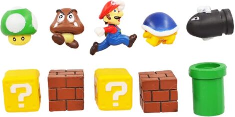 Feifei’s Bow Super Mario Bros Fridge Magnets – 3D Action Kids Memo Party Bag Gift