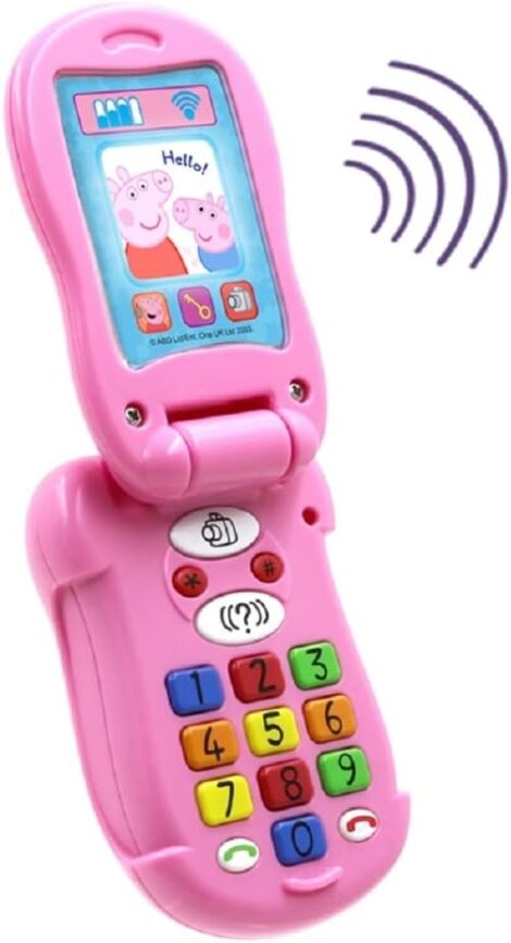 Peppa Pig Flip & Learn Toy Phone for Kids – Interactive Learning, Colors, Numbers, Communication. Age 3+.