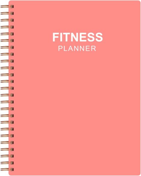 A5 Fitness Journal for Women & Men to Track Weight Loss, GYM Progress, and Daily Wellness.