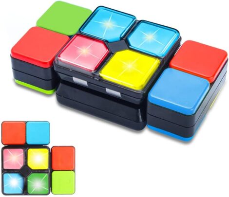 BAISIQI Magic Speed 4 Modes Music Electronic Toy for 6-12 Year Olds, Puzzle Game.