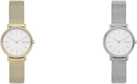 Skagen Women’s Signatur Lille 30mm, 2-Hand Watch: 50% Recycled Stainless Steel