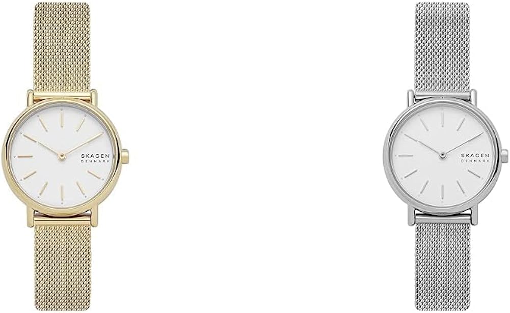 Skagen Women's Signatur Lille Two-Hand, 30mm case size, At Least 50% Recycled Stainless Steel Watch