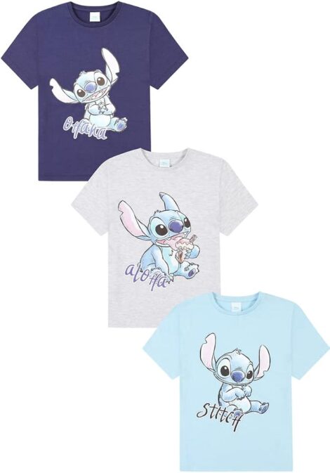 Official Disney Lilo & Stitch Tie Dye T-Shirt for Kids – Perfect Gift for Girls