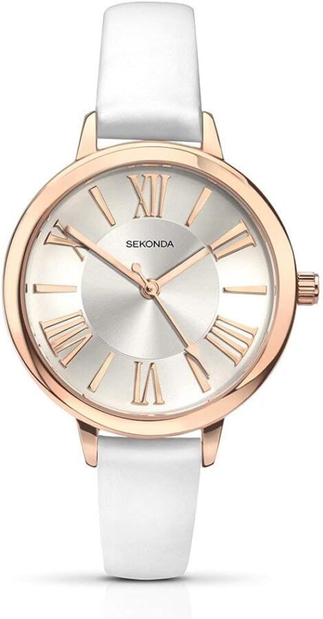 Sekonda Women’s Rose Gold Case Classic Quartz Watch, 35mm