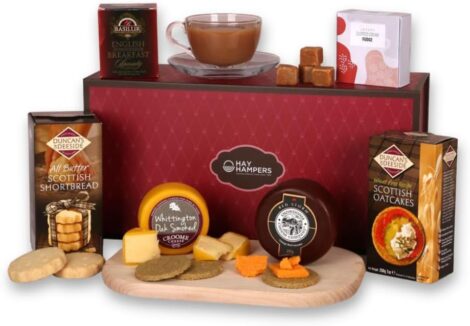 Cheese and Treats Hamper – Gourmet Gift for Men and Women.