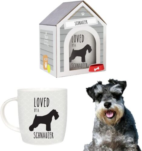 Customizable Splosh Schnauzer Mug – An adorable ceramic cup for personalized hot beverages and gifting women.