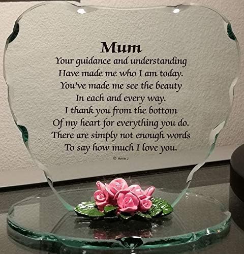 OnlineStreet Glass Plaque Gift for - Mum