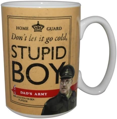 Dad’s Army Mug: Stupid Boy Edition, Gift Boxed