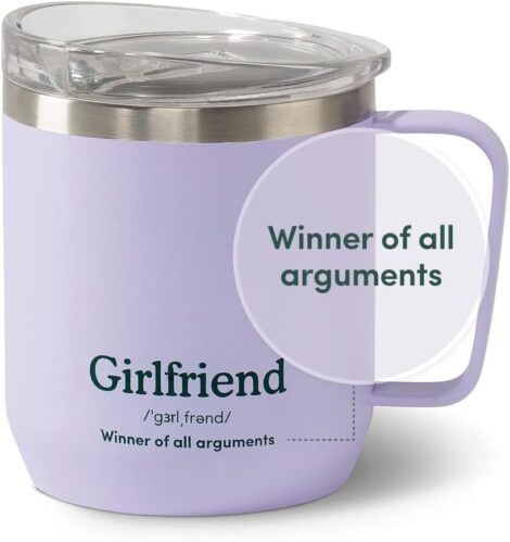 VAHDAM Eco-Friendly Stainless Steel Girlfriend Mug – Hot & Cold Beverage Reusable Cup