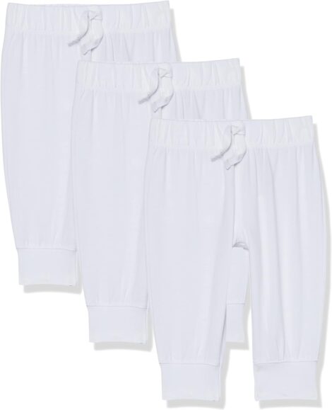 3-pack Amazon Aware Unisex Babies’ Cotton Stretch Jogger.