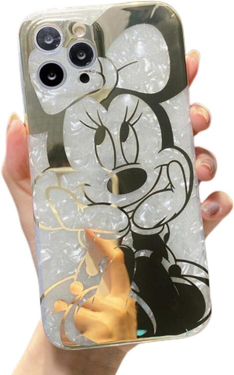 Minnie Mouse Cartoon Case: Cute Luxury Bumper for iPhone 12 Pro Max (6.7″)