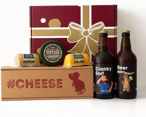 Cheerful Beer and Cheese Combo, Ideal Surprising Treats for All.