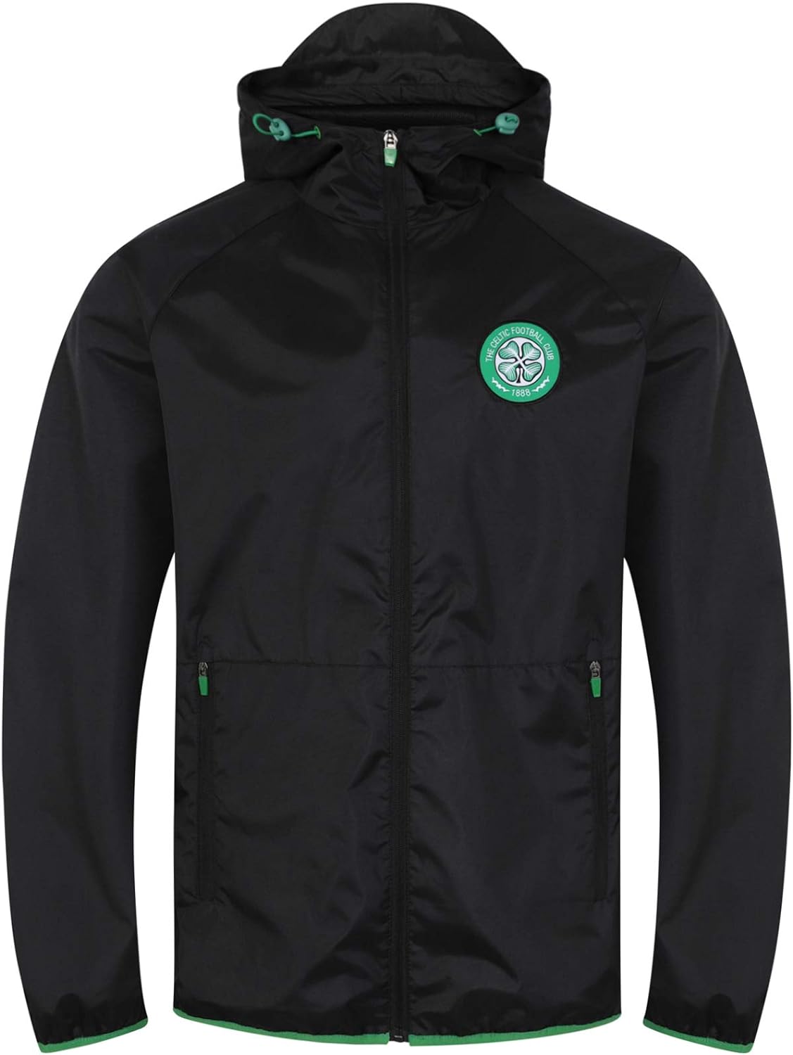 Celtic FC Mens Jacket Shower Windbreaker OFFICIAL Football Gift