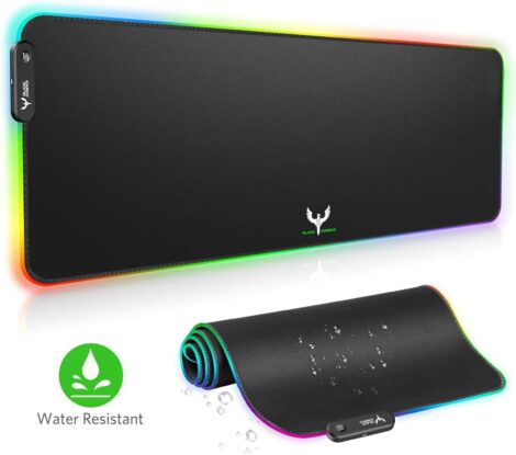 Oversized LED RGB Mouse Pad – Blade Hawks XXL Extended Mousepad (800x300x4mm)