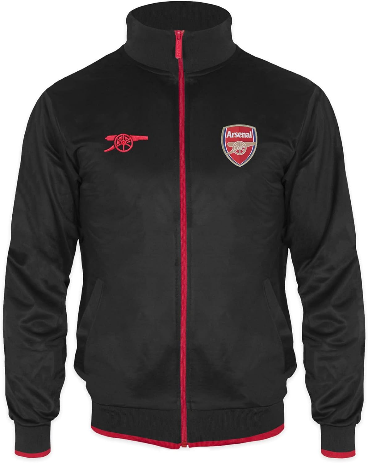 Arsenal FC Mens Jacket Track Top Retro Official Football Gift