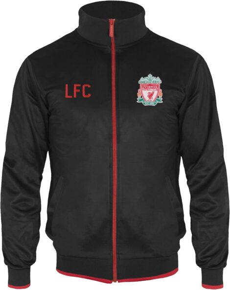 Official Liverpool FC Men’s Retro Track Top – Authentic Football Gift