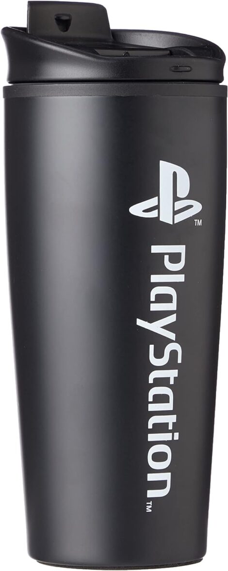 Pyramid Int. MTM25993 PS (Onyx) Metal Travel Mug, 16 oz, Black