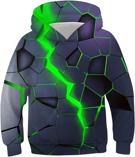 Fanient 3D Animal Hoodie for Kids and Teens, 6-16Y