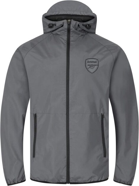 Arsenal FC Shower Windbreaker: Official Football Gift for Men