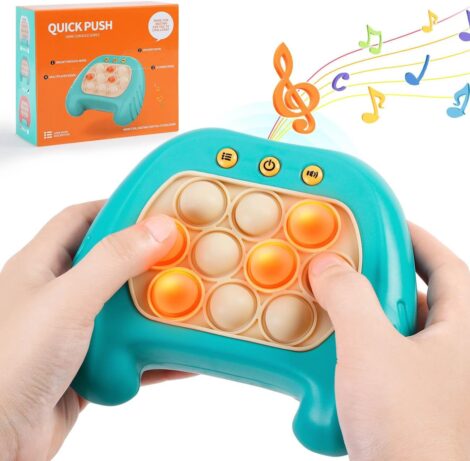 Pop It Game Sensory Toys for 4-6 Year Olds, Light-Up Console for 5-7 Year Olds