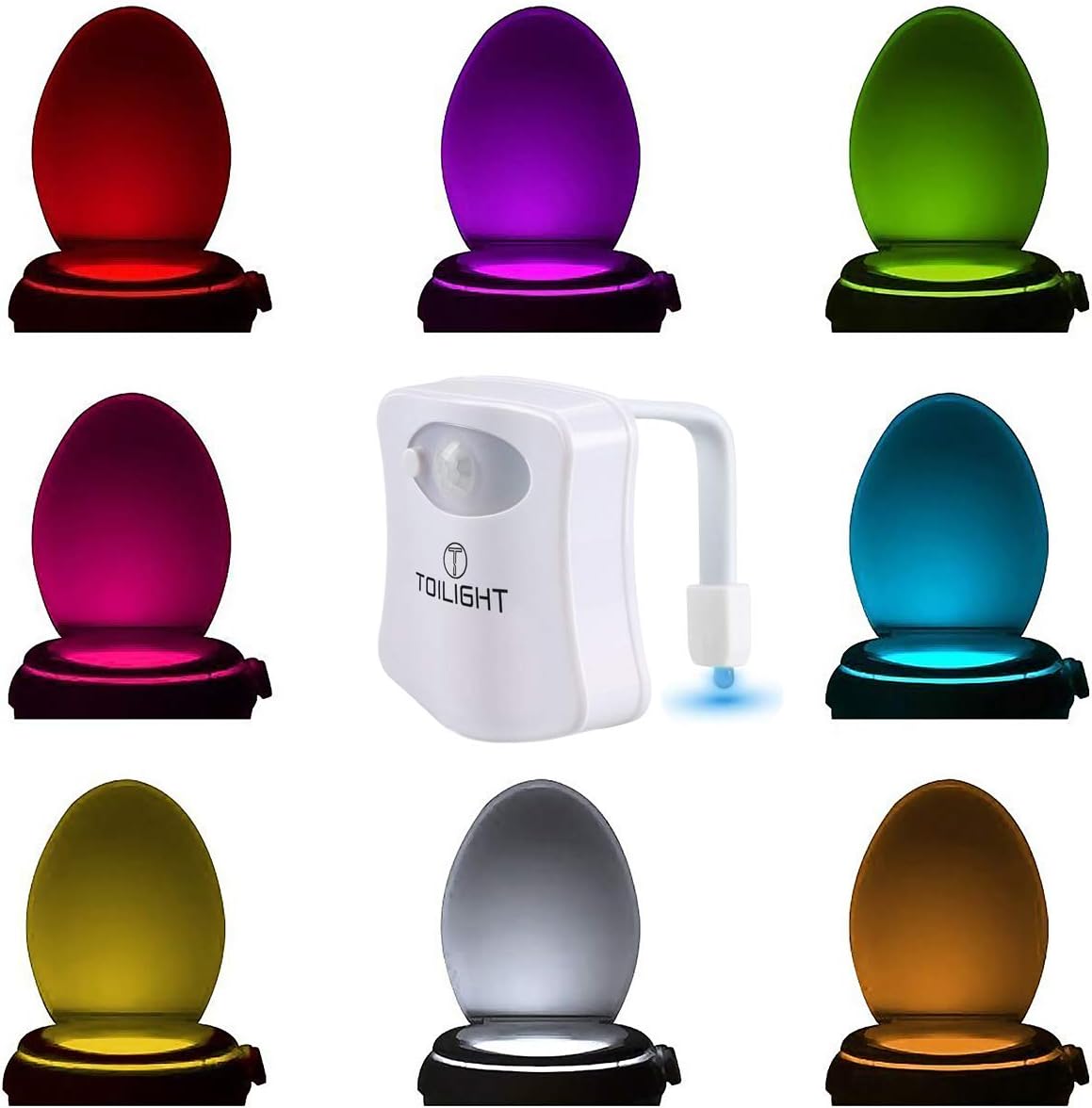 The Original Toilet Bowl Night Light. Motion Sensor Home Gadgets for Men Women Dad Gifts for Men Fathers Day Christmas. Funny Novelty Bathroom Accessory. Birthday Presents. Fun Cool Gadgets Mens Gift