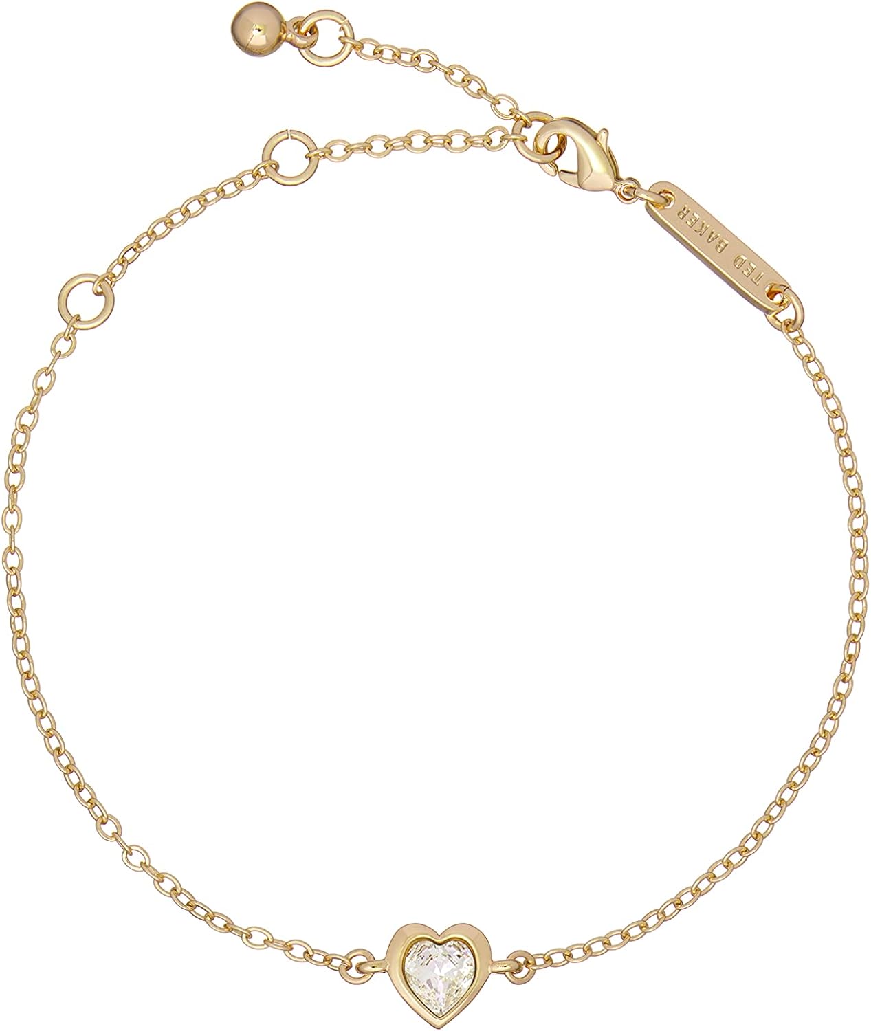 Ted Baker Hansa Crystal Heart Bracelet For Women