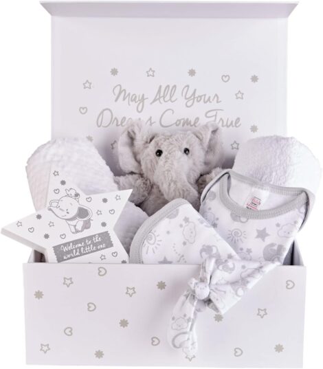 Baby Box Shop – Baby Essentials Gift Set, Gender Reveal Hamper, Keepsake Box.