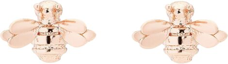 Women’s Rose Gold Beelii Bumble Bee Stud Earrings by Ted Baker