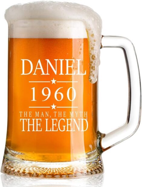 Customizable Legendary Birthday Beer Tankard Gift