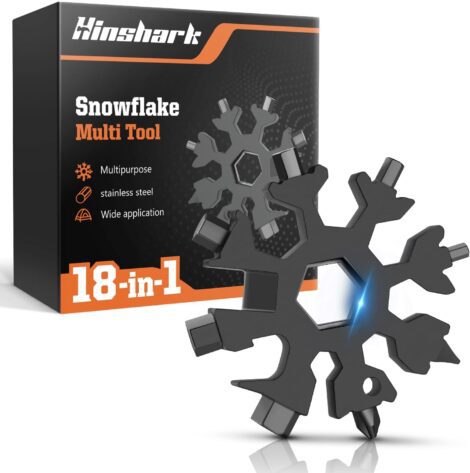 Gifts for Men: Snowflake Tool, 18-in-1 Multi-Tool – Perfect for Dad, Christmas, Birthdays.