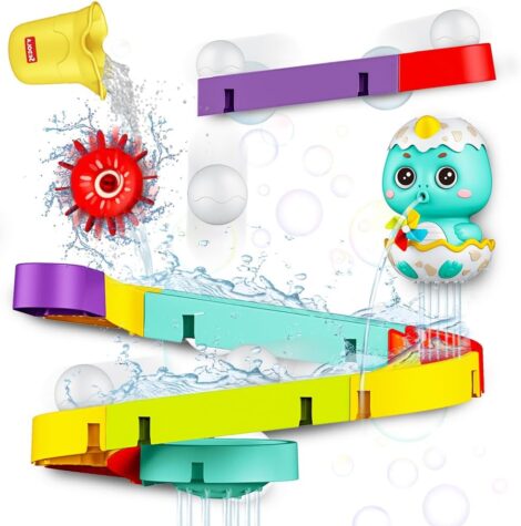 VATOS Baby Bath Toy Track Game: Fun Shower Slide for Toddlers & Kids.