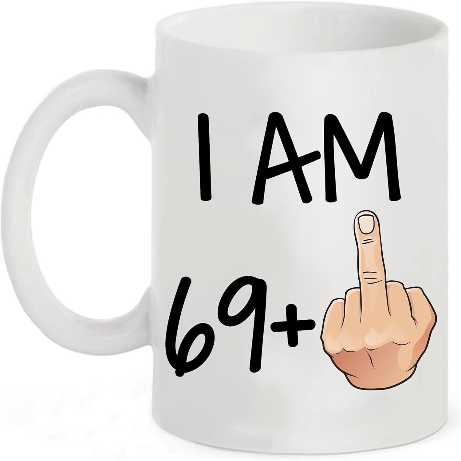 Funny 70th Birthday Gift idea, 11 oz Coffee Mug for Men and Women Turning 70 Years Old as a Joke Birthday Celebration Cup, Dishwasher and Microwave friendly. Best Gift for Mum, dad, Teacher or anyone