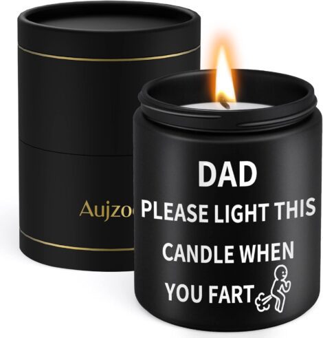 Funny Dad Gifts from Daughter: Hilarious presents for dad’s birthday, Christmas, Valentine’s, Thanksgiving, and Dad’s Candle.