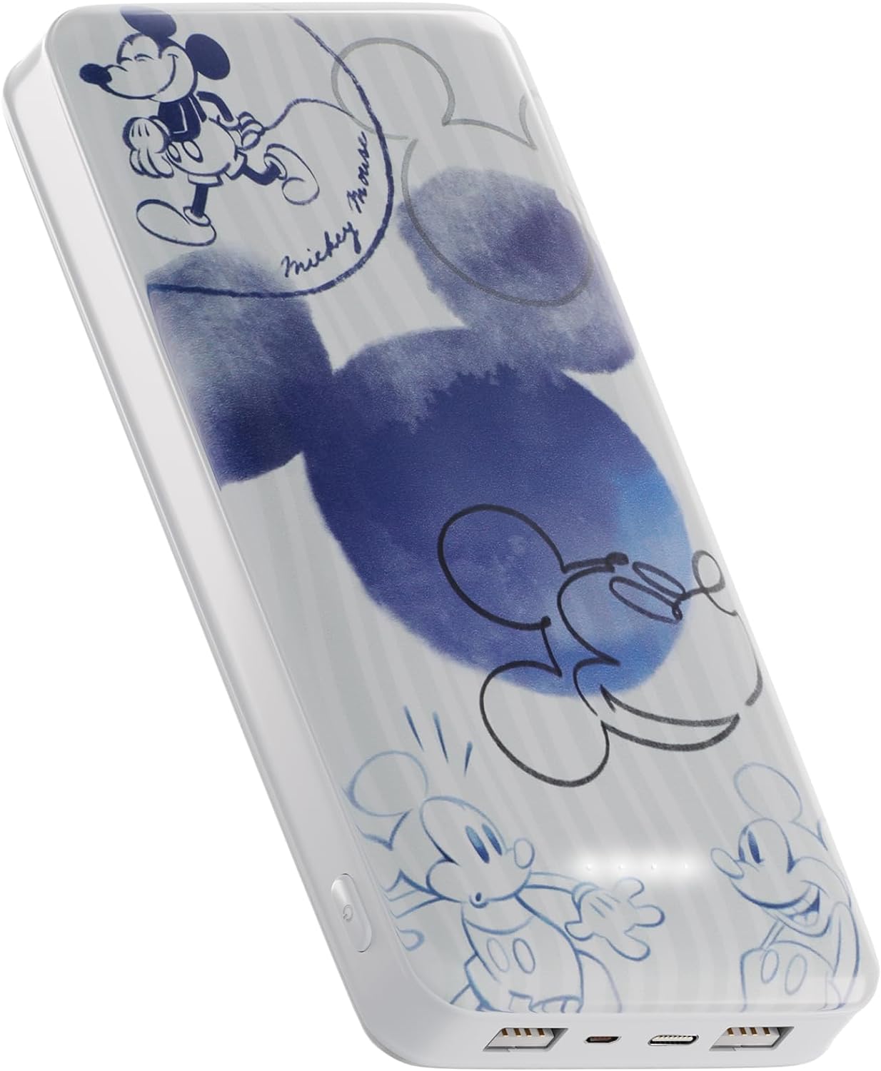 Disney Mickey Mouse and Friends 10,000Mah Power Bank- Universally Compatible Portable Phone Charger Battery Pack w/USB Charging Port Gifts for Women, Men, Teens and All Fans of Mickey Mouse