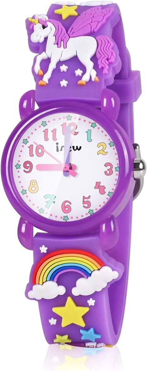 Children’s toys and watches for ages 3-8, suitable for birthdays and learning activities.