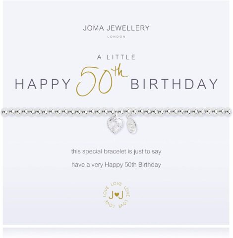 Small Birthday Bracelet for Special Birthdays: Sweet 16, 18th, 21st, 30th, 40th, 50th, 60th, 70th