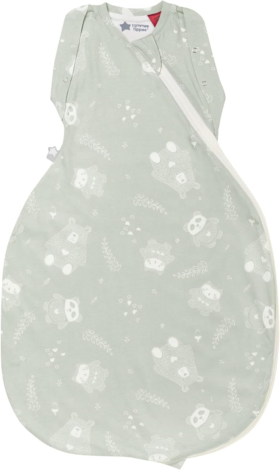 Tommee Tippee Baby Sleep Bag for Newborns, The Original Grobag Swaddle Bag, Hip-Healthy Design, Soft Cotton-Rich Fabric, 3-6 m, 2.5 TOG, Woodland Gro Friends