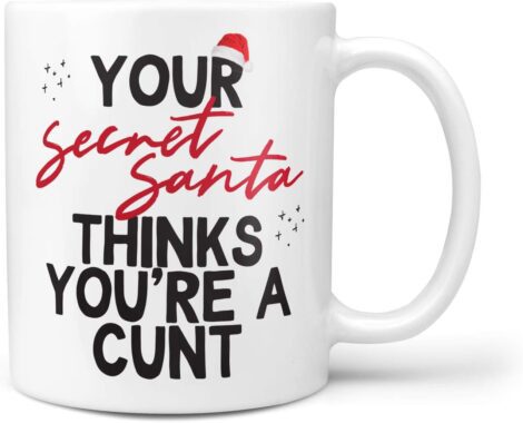 Cunt Mug – Hilarious Rude Secret Santa Present for Work, Under £10 – ©TeHeGifts