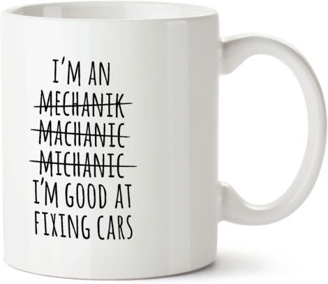 Funny Novelty Mechanic Mug for Office or Gift – Bang Tidy Clothing