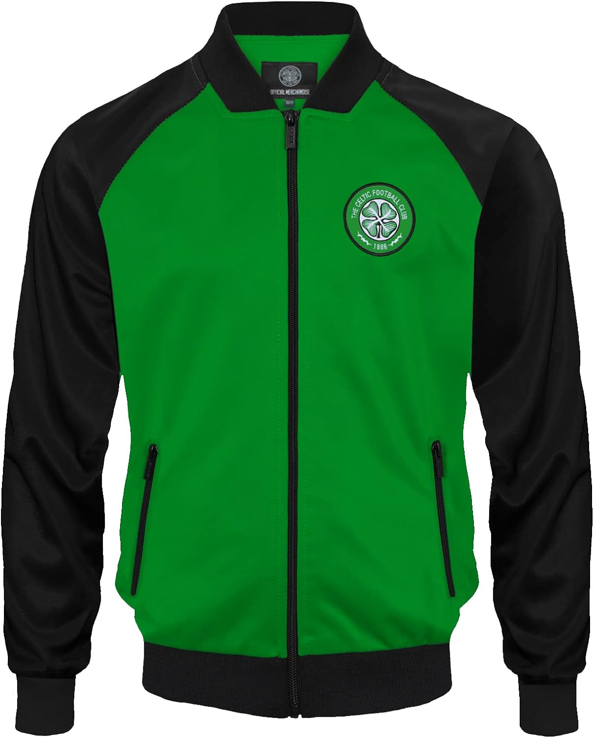 Celtic FC Mens Jacket Track Top Retro OFFICIAL Football Gift