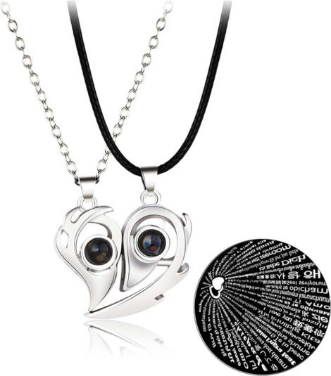 CERSLIMO Magnetic Couples Necklaces: Romantic Matching Gifts for Boyfriend and Girlfriend