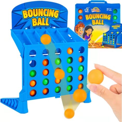 Bouncy Connect Board Game: Fun Toy for 4-8 Year Old Boys and Girls