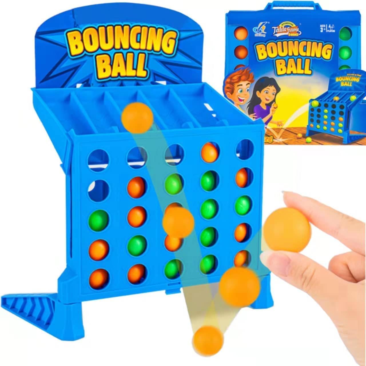 Board Game Toy for 4-8 Year Old Boys Connect Bounce Ball Game Board Games for Kids 3-5 Bounce Ball Board Game Toys Gifts for 4 5 6 7 Years Old Boys Girls