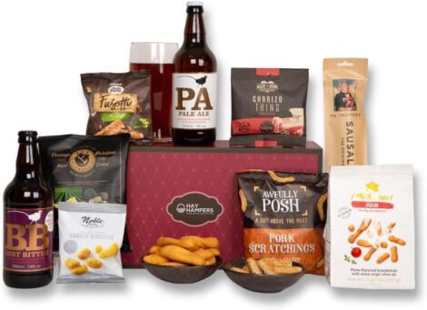 Craft Beer & Snacks Gift Hamper – Food Gift for Him/Her