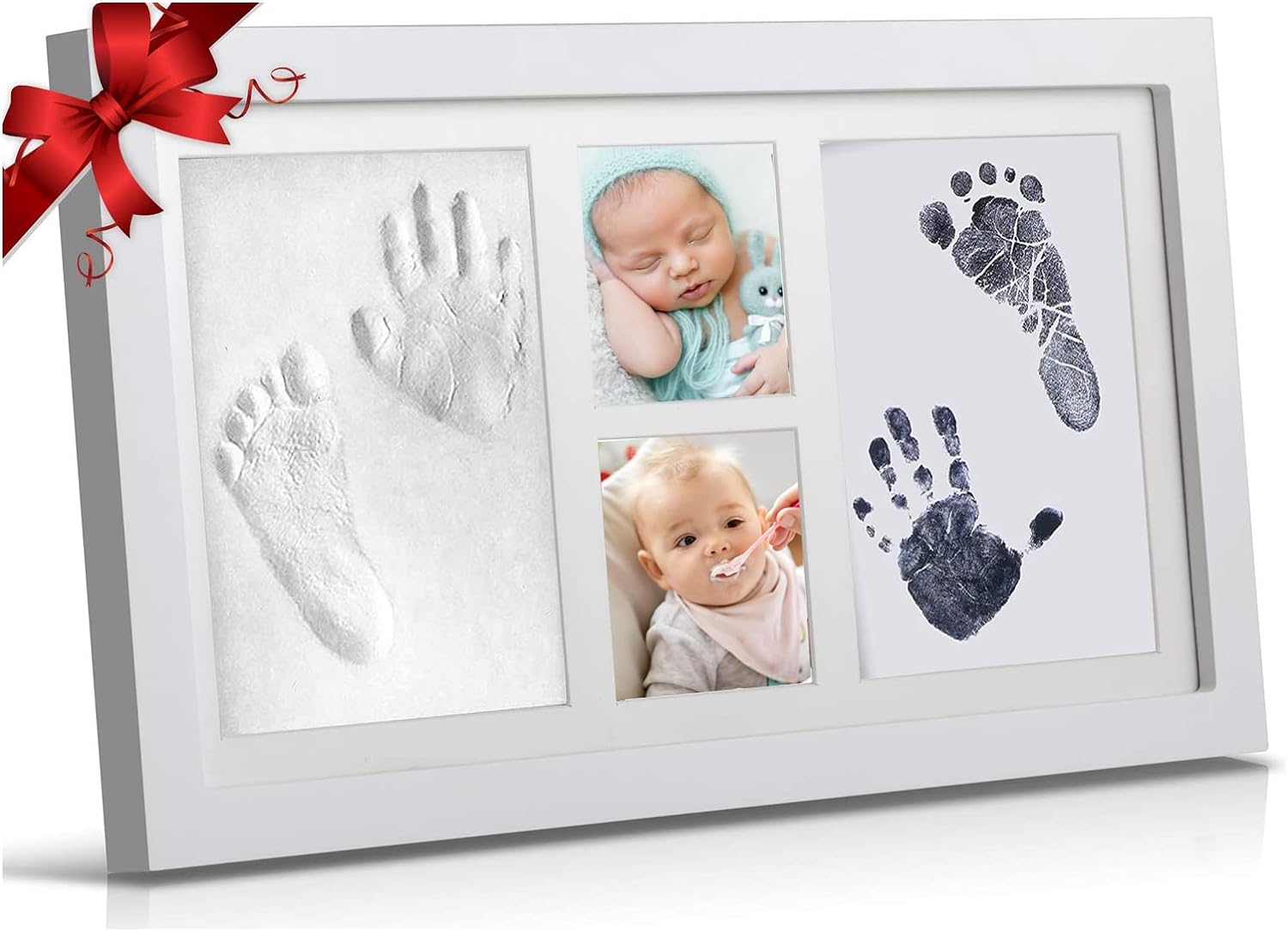 BRITOR Baby Footprint Kit, Baby Hand and Footprint Kit, Baby Photo Frame Kit Baby Boy Gifts, Top Baby Girl Gifts, Baby Shower Gifts for Newborn Baby Keepsake Frames