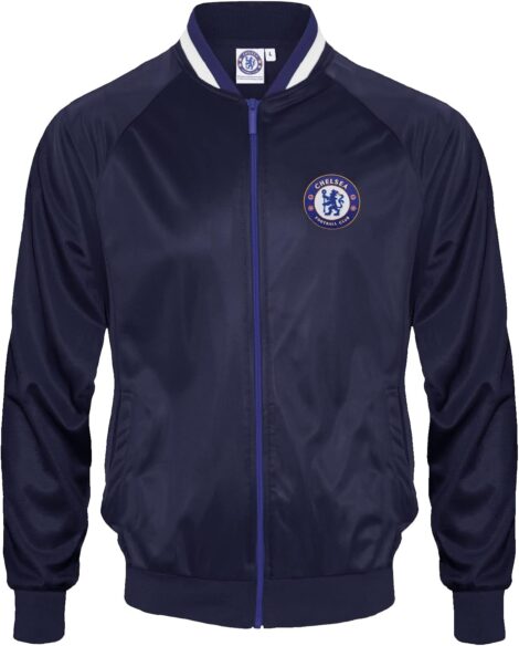 Chelsea FC Retro Official Men’s Jacket – Football Gift.